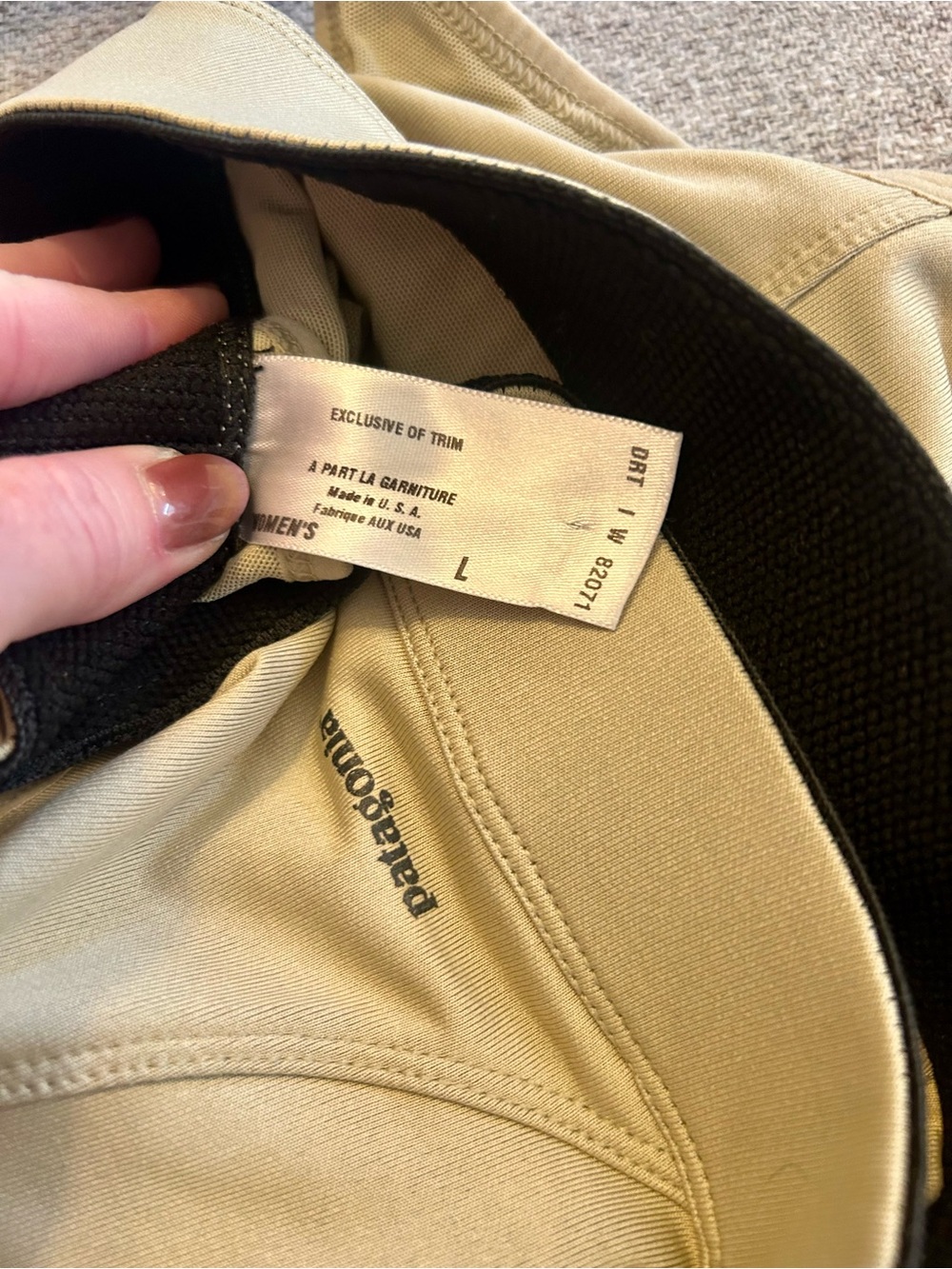 Patagonia Tan Racerback Capilene Tank Top - Picture 6 of 6